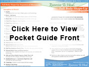 Select to View the Exercise To Heal Full Body Shape Up Pocket Routine Guide