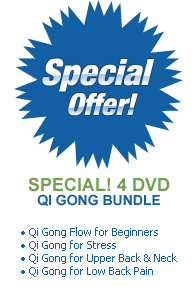 QiGong 4-Pack #1- Flow, Stress, Upper Back, Low Back