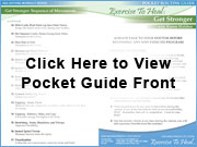 Select to View the Exercise To Heal Get StrongerPocket Routine Guide