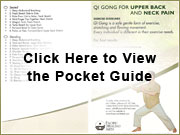 Click here to View the Qi Gong for Upper Back and Neck Pain Routine Guide