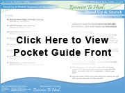 Select to View the Exercise To Heal Stand Up & Stretch Pocket Routine Guide