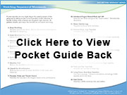 Click here to View the Exercise To Heal Stretching Floor Routine Pocket Routine Guide Back Page